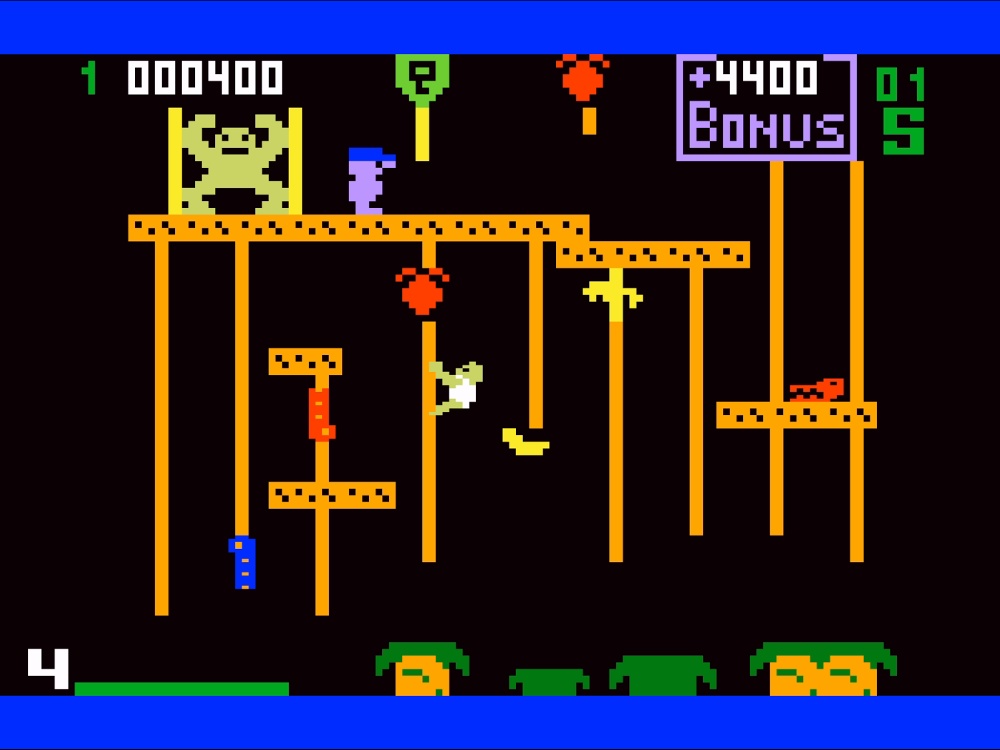 Gameplay of Donkey Kong Junior for Intellivision